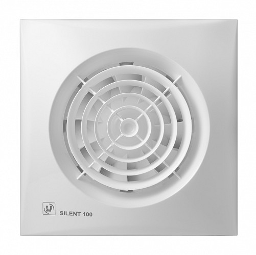 SILENT-100 CZ Aksiālais ventilators nodrošina efektīvu gaisa ventilāciju.